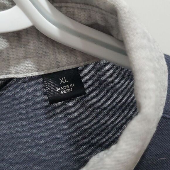 Travis Mathew Mens Golf Polo Shirt Navy/Grey  Size xlarge - Picture 4 of 7